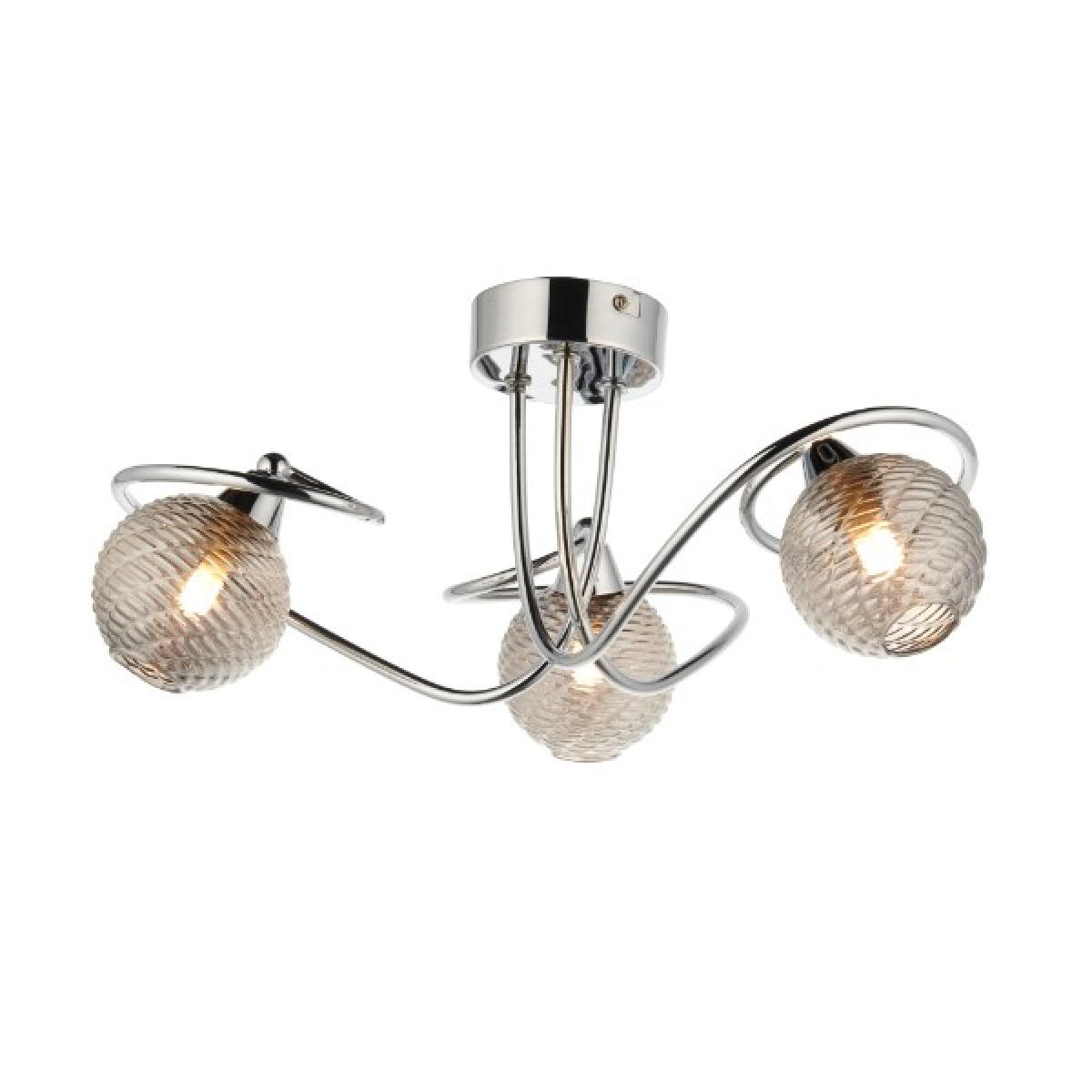 Twine Semi Flush 3 Light Ceiling Light – image 3