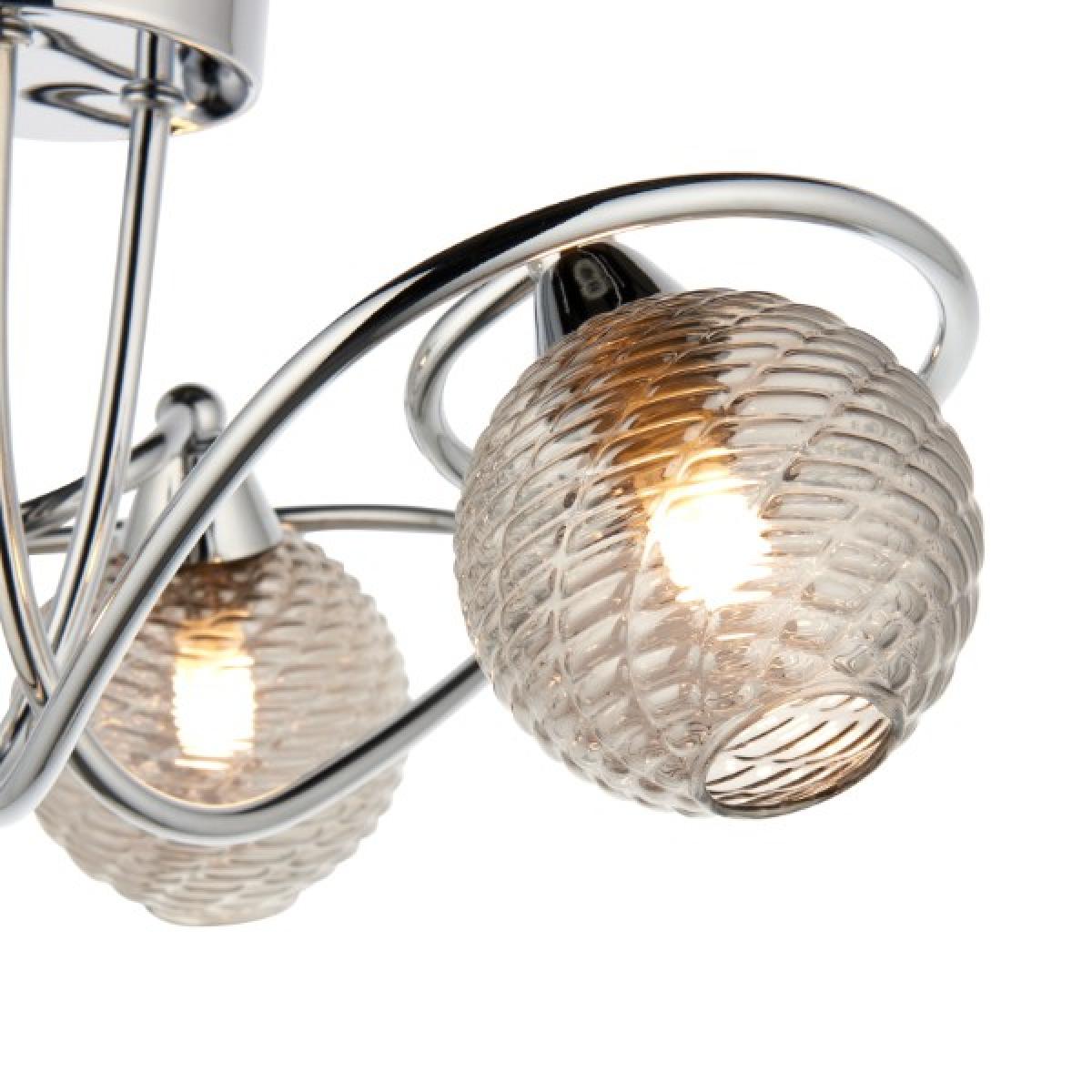 Twine Semi Flush 3 Light Ceiling Light – image 4