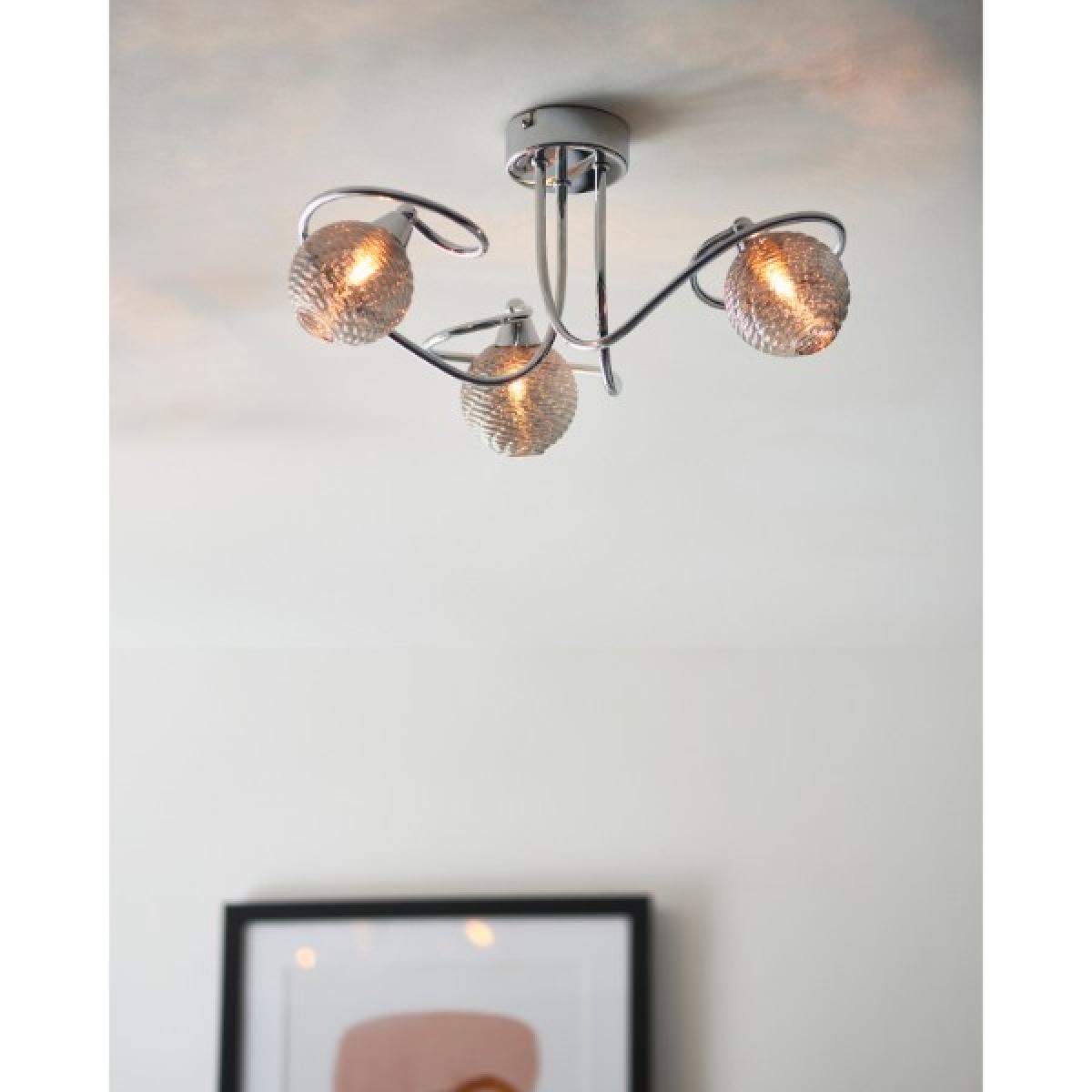 Twine Semi Flush 3 Light Ceiling Light – image 5
