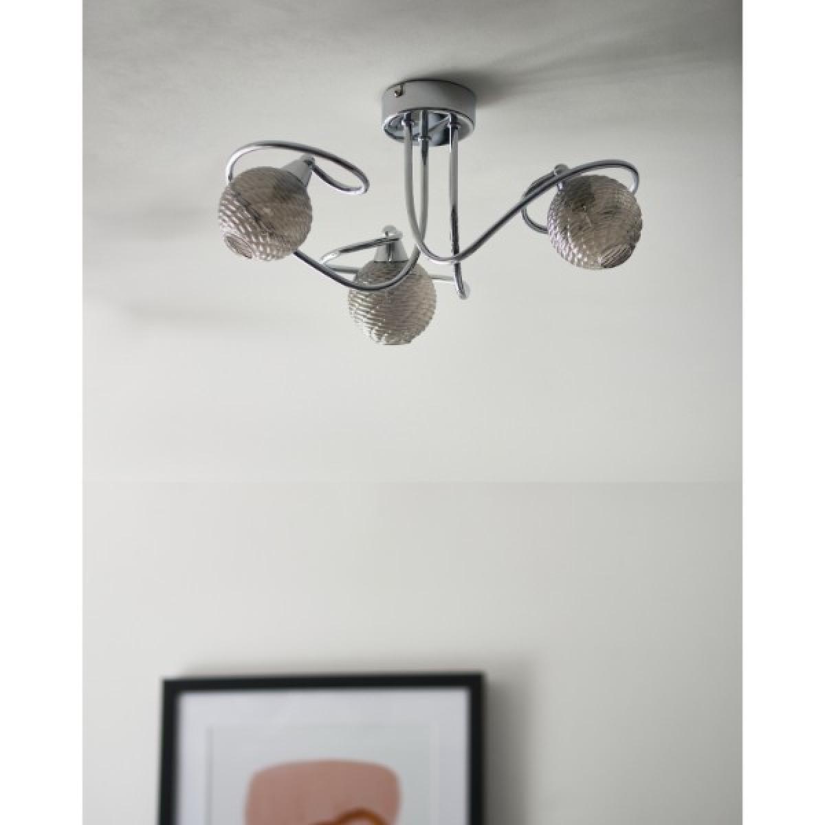Twine Semi Flush 3 Light Ceiling Light – image 6
