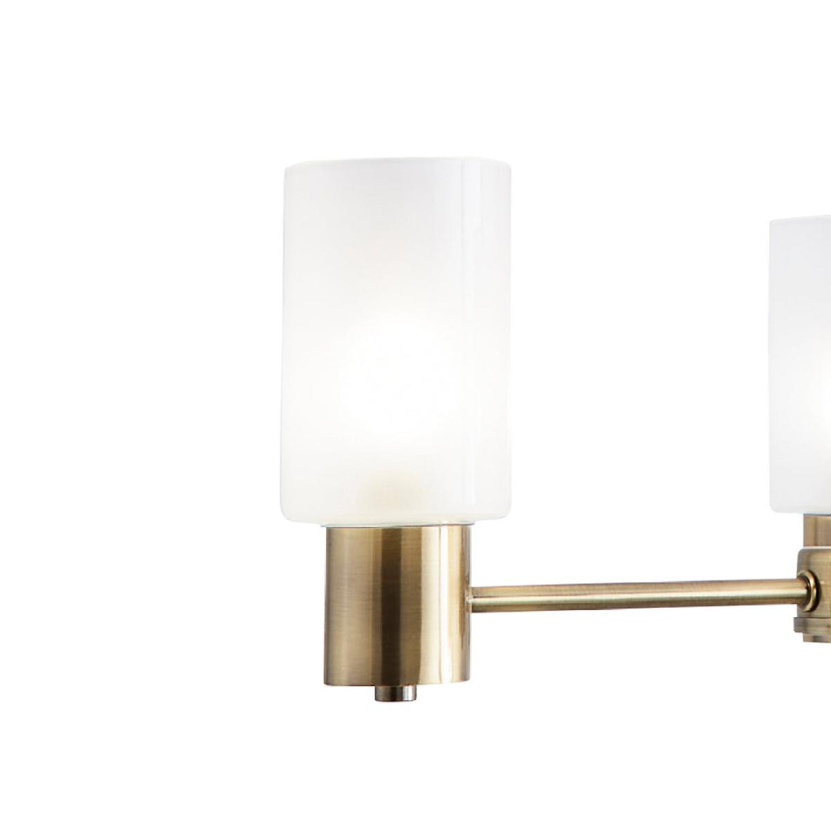 Maya 3-Light Antique Brass Semi-Flush Ceiling Light – image 2