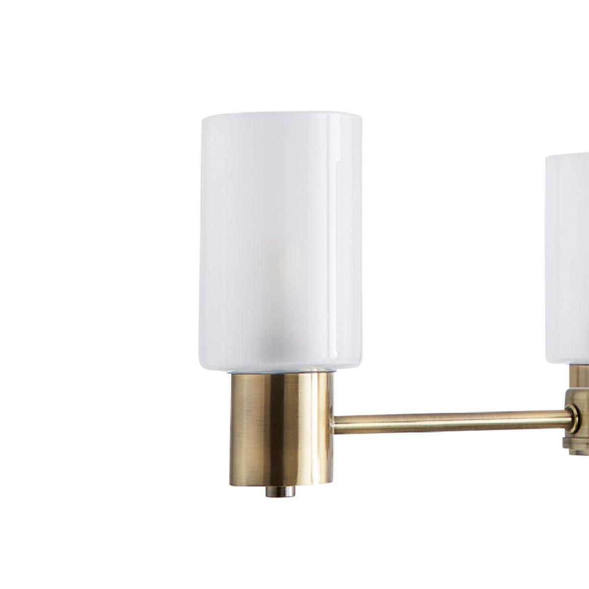 Maya 3-Light Antique Brass Semi-Flush Ceiling Light – image 3