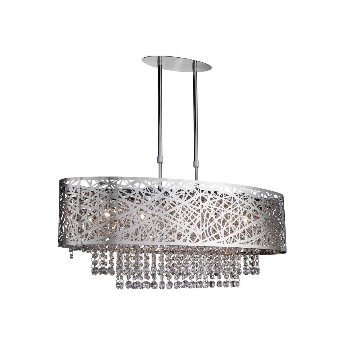 Mica Oval Semi-Flush Ceiling Light – image 1