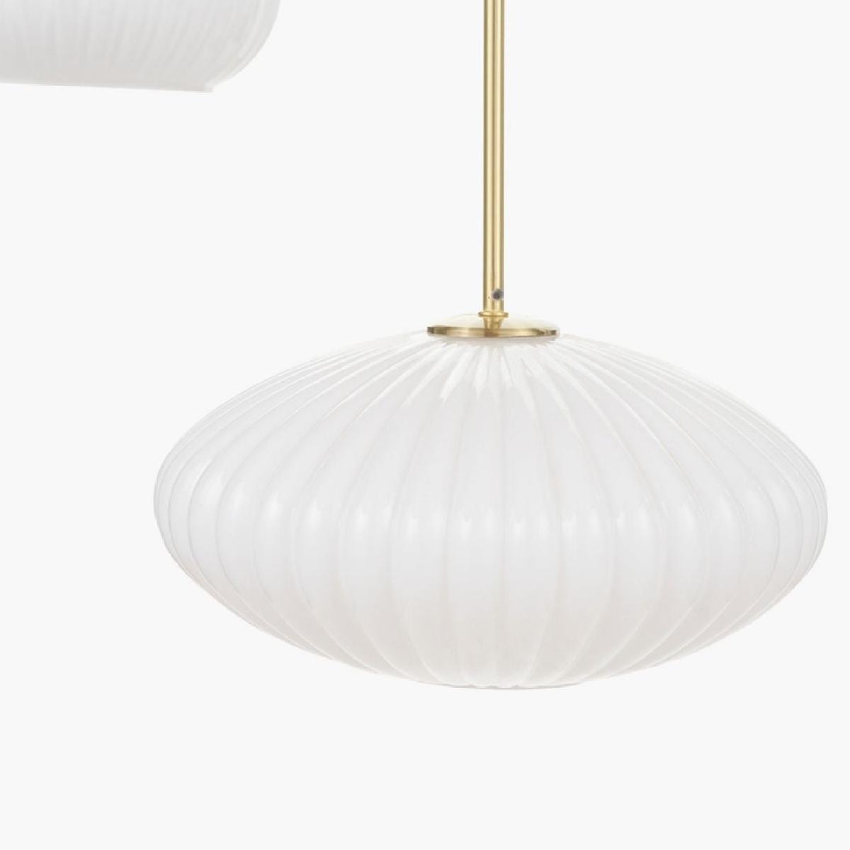 Alexa 3 Light White and Gold Pendant Ceiling Light – image 4