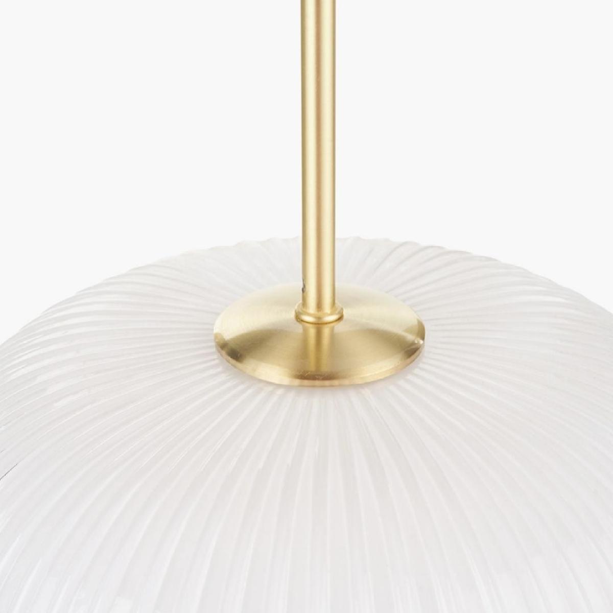 Alexa 3 Light White and Gold Pendant Ceiling Light – image 5
