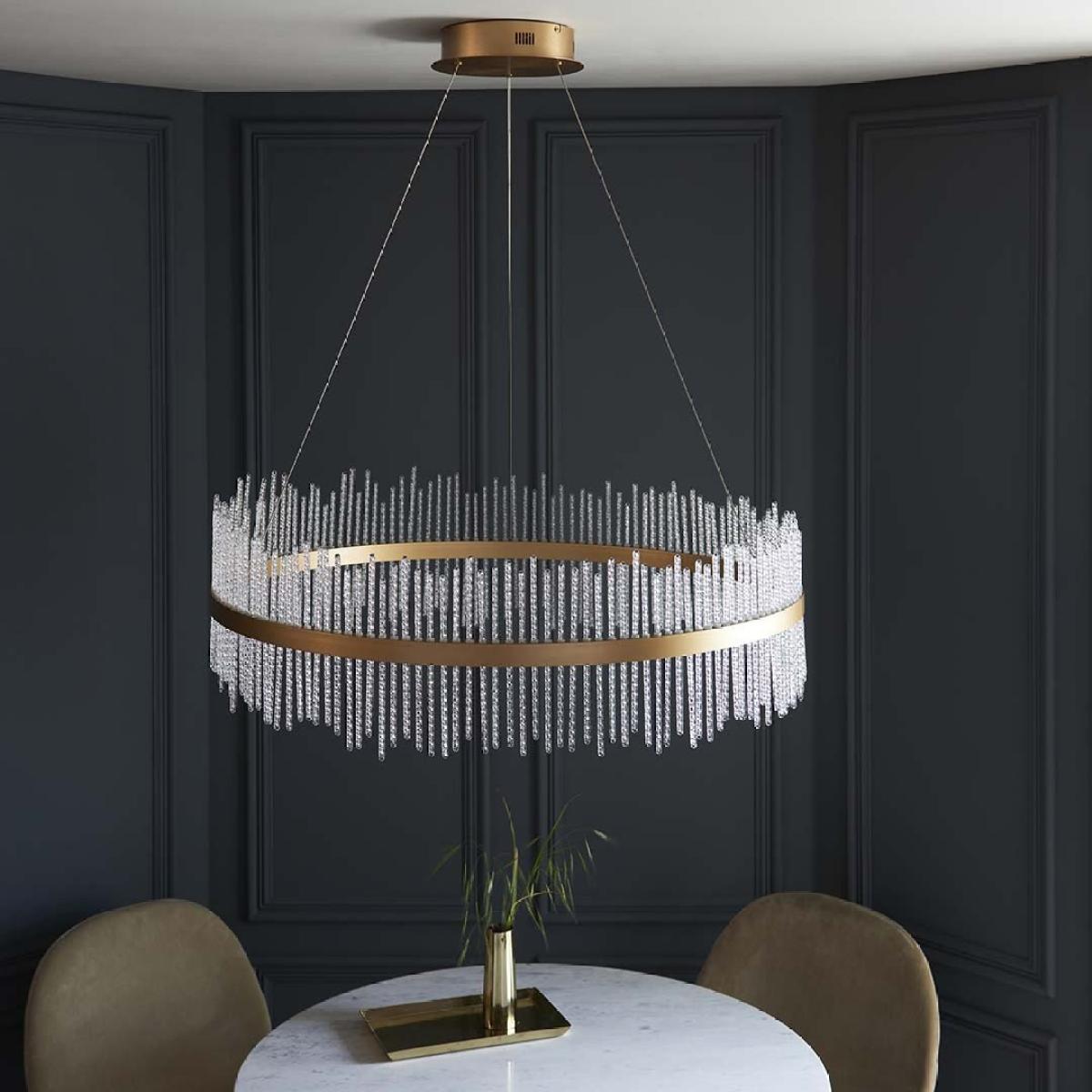 Virbrook Gold Extra Large LED Pendant Ceiling Light – image 4