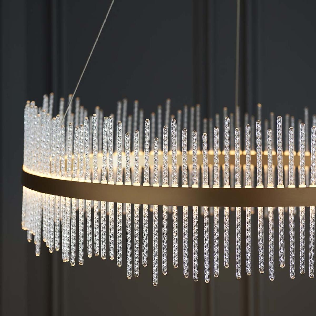 Virbrook Gold Extra Large LED Pendant Ceiling Light – image 5