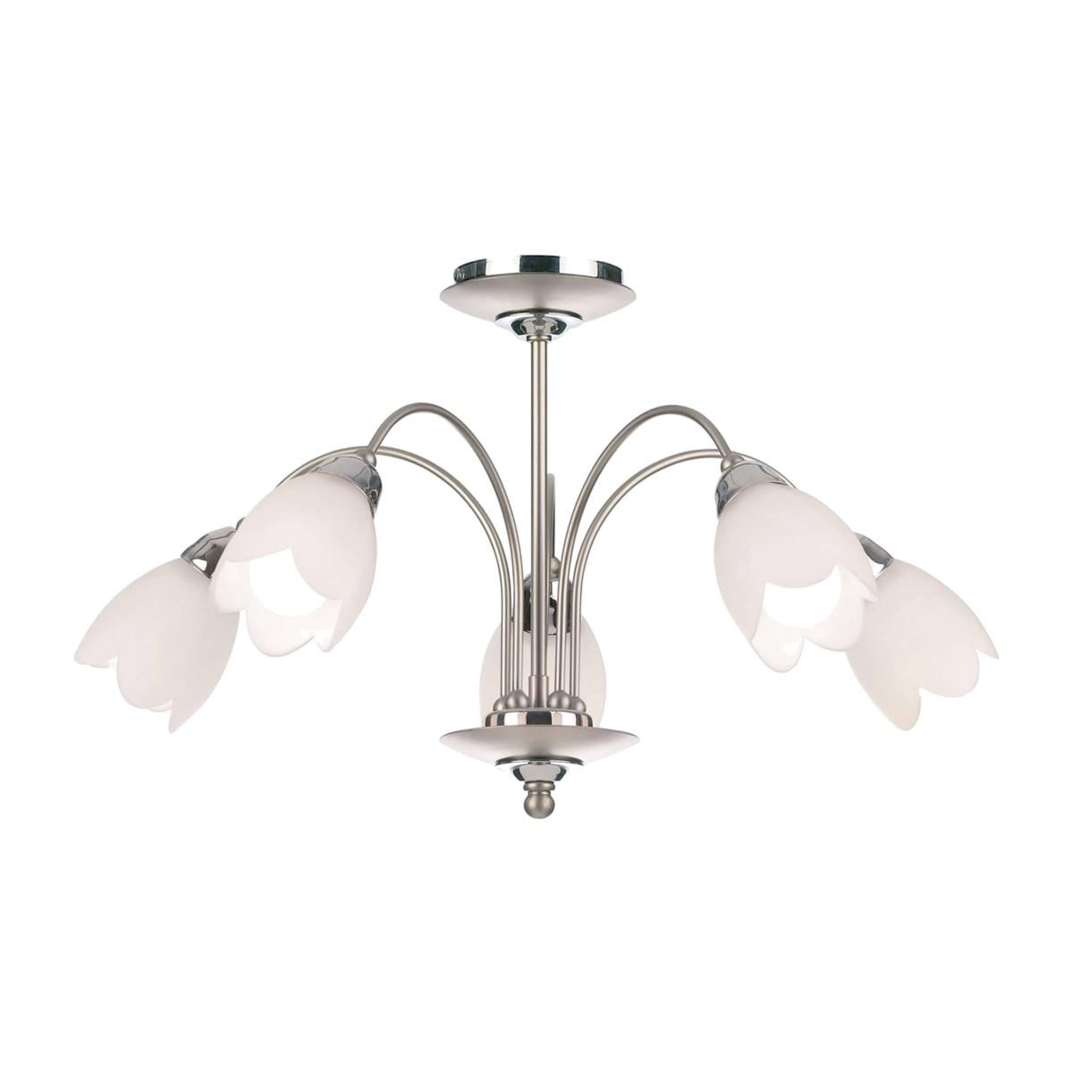 Petal 5 Light Semi-Flush Ceiling Light – image 1