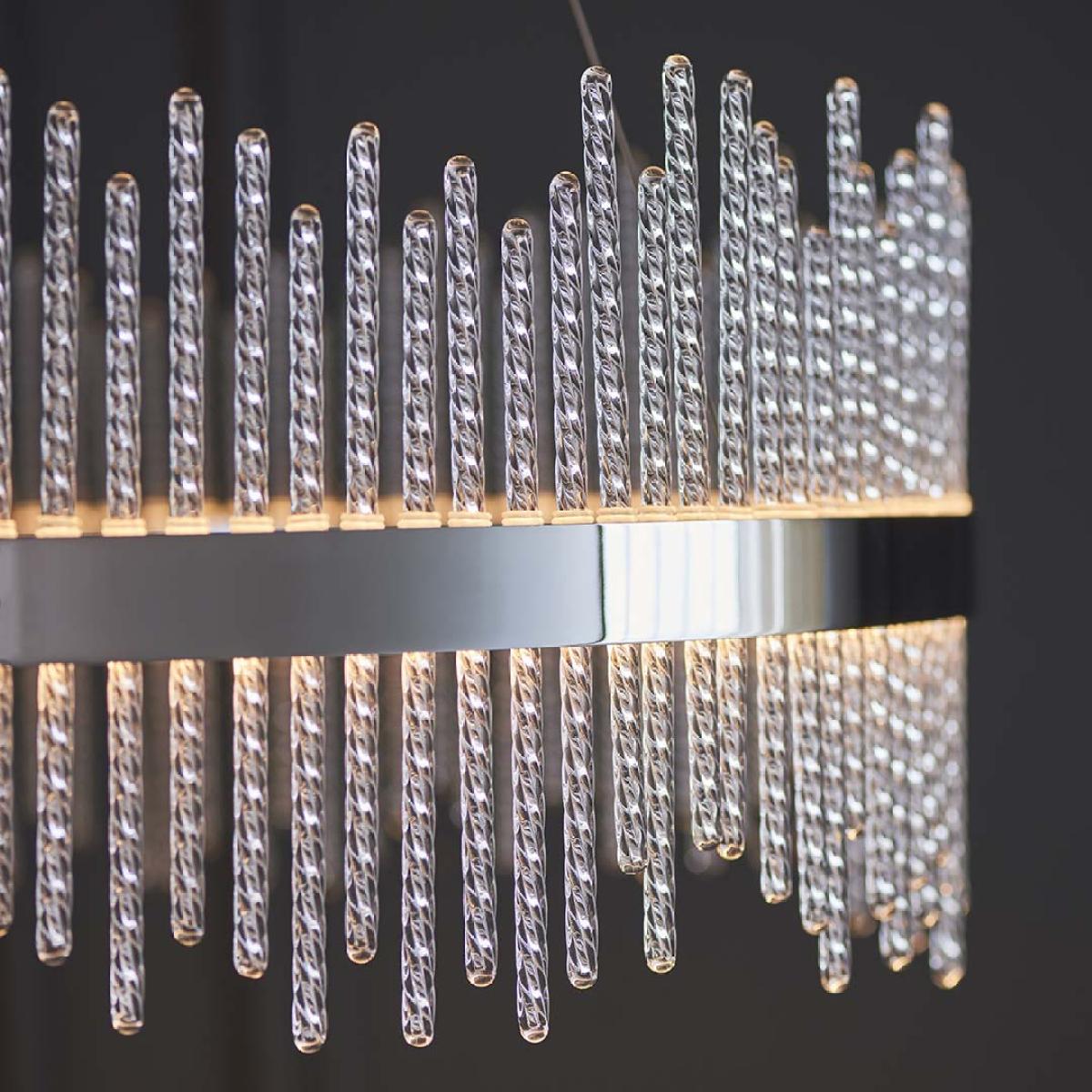 Virbrook Chrome Large LED Pendant Ceiling Light – image 7