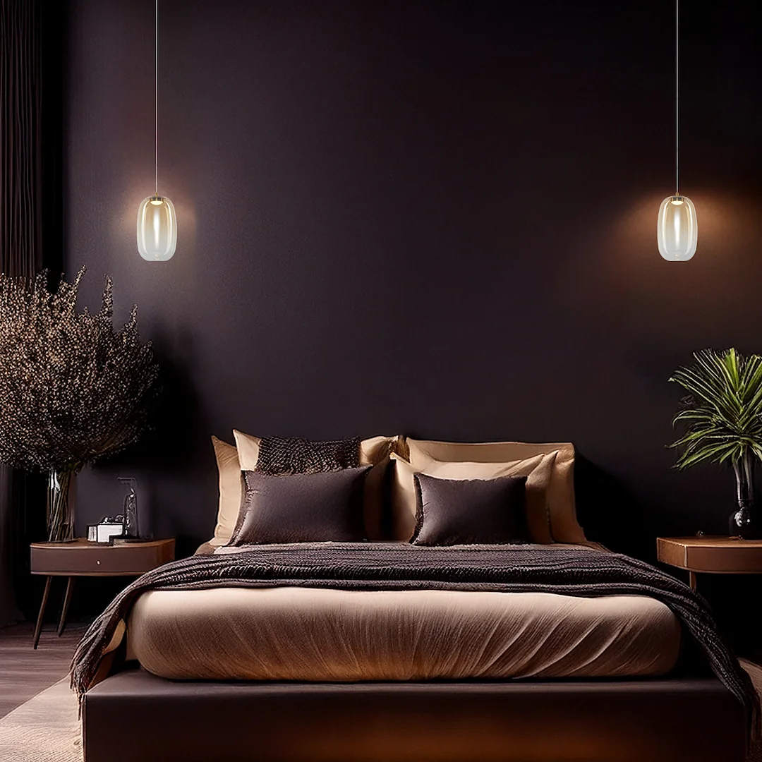 Vaso Gold Glass Pendant Light 13cm – image 5