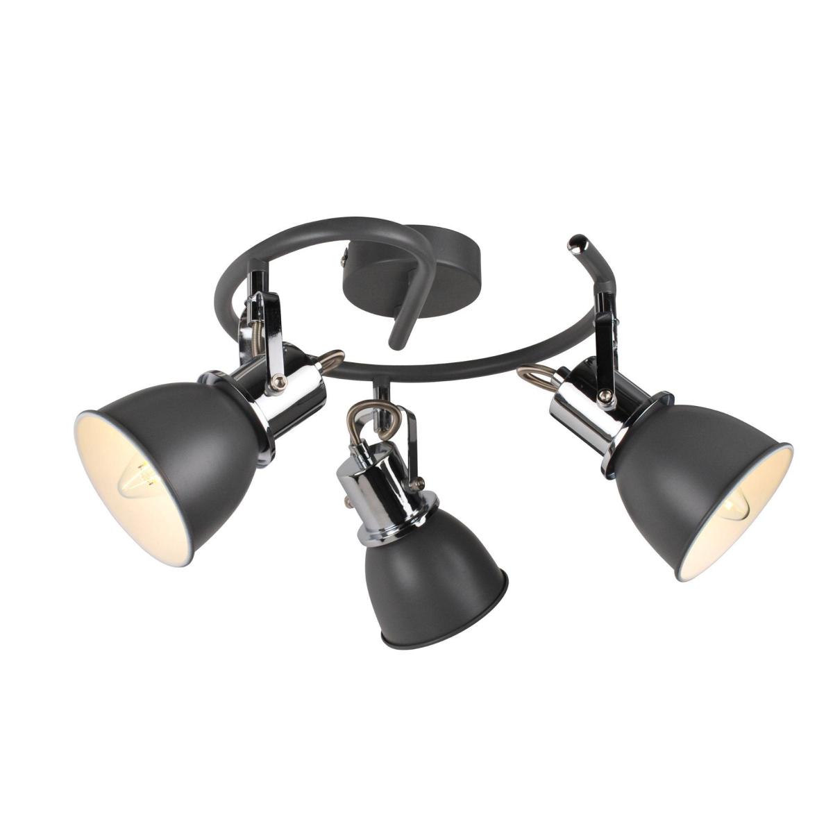 Amelix Dark Grey 3 Light Ceiling Spotlight – image 2