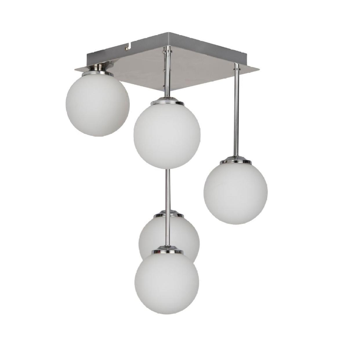Navarro 5 Light Chrome Semi Flush Ceiling Light – image 4