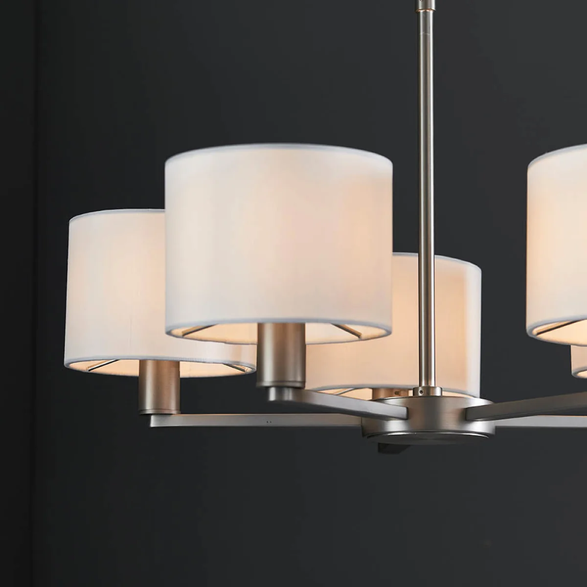 Daley 5 Light Pendant Nickel – image 2