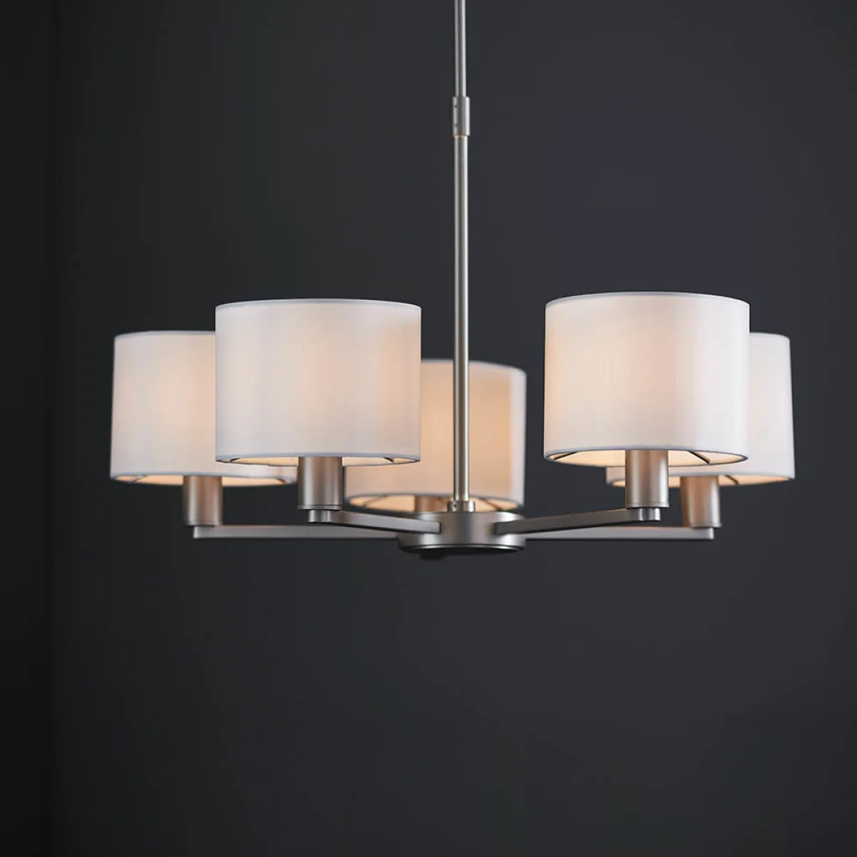 Daley 5 Light Pendant Nickel – image 3