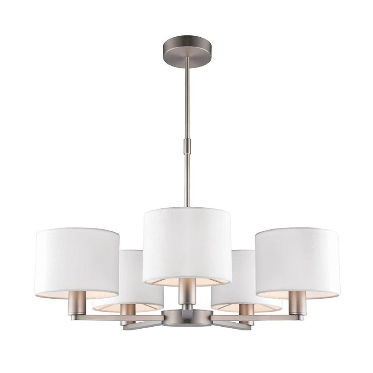 Daley 5 Light Pendant Nickel – image 7