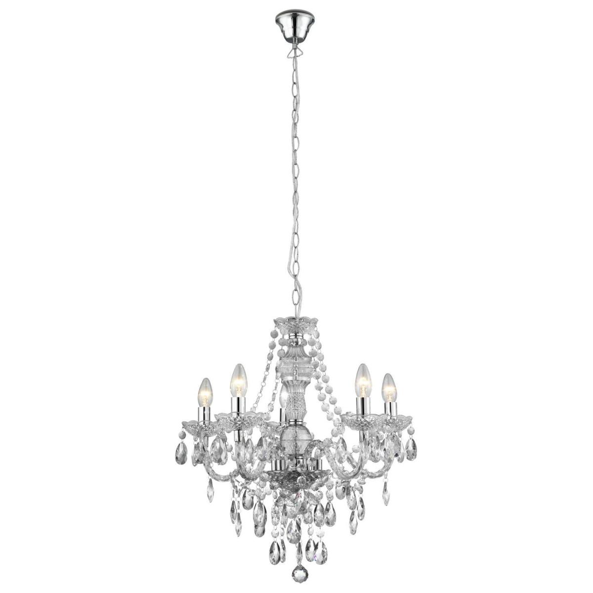 Chantelle 5 Light Clear Ceiling Light – image 2