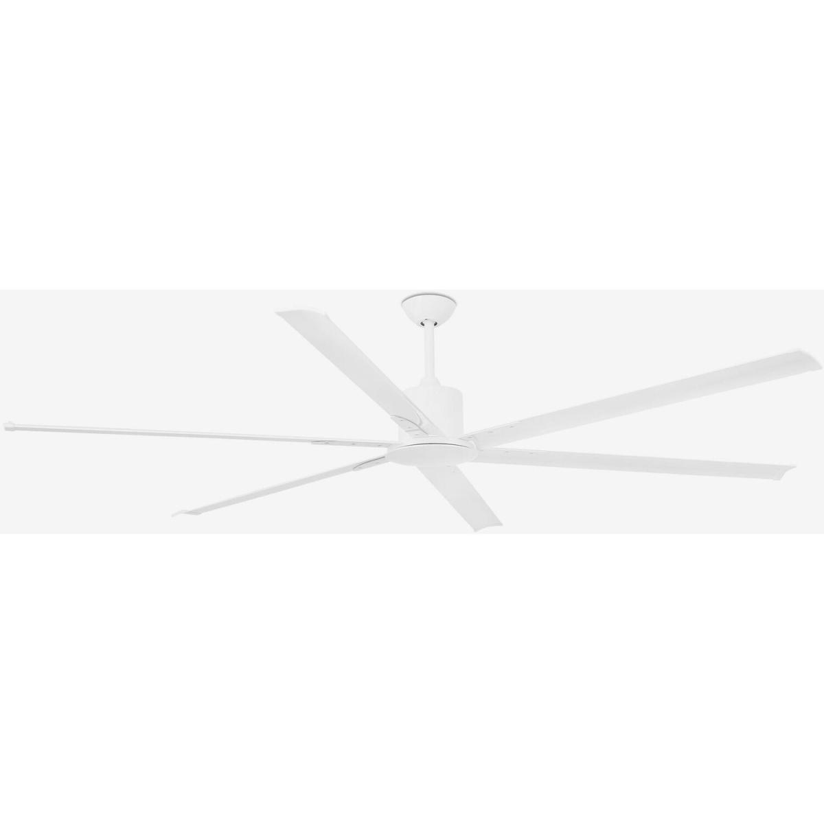 Andros White 6 Blade Ceiling Fan With DC Motor - Matt White – image 2
