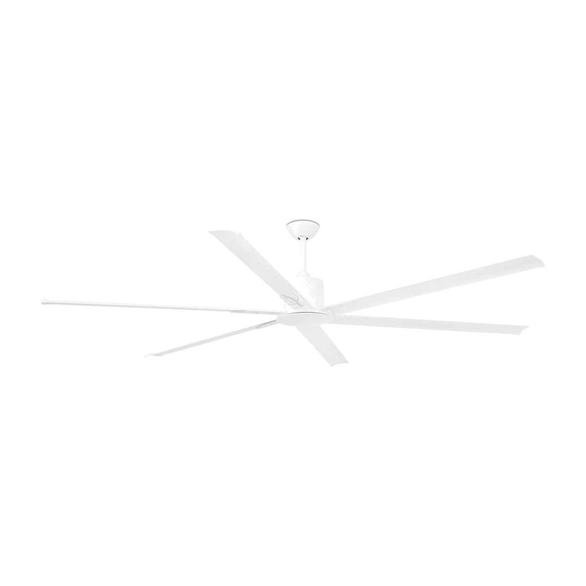 Andros White 6 Blade Ceiling Fan With DC Motor - Matt White – image 1