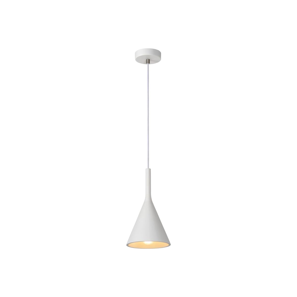 Gipsy Modern Dome Plaster Pendant Light White - White