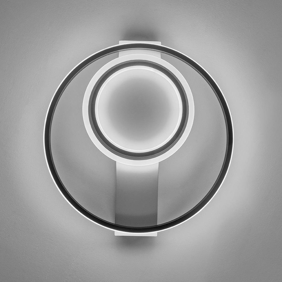 Round LED Semi Flush Light (Black frame) - Black / Cool White – image 4