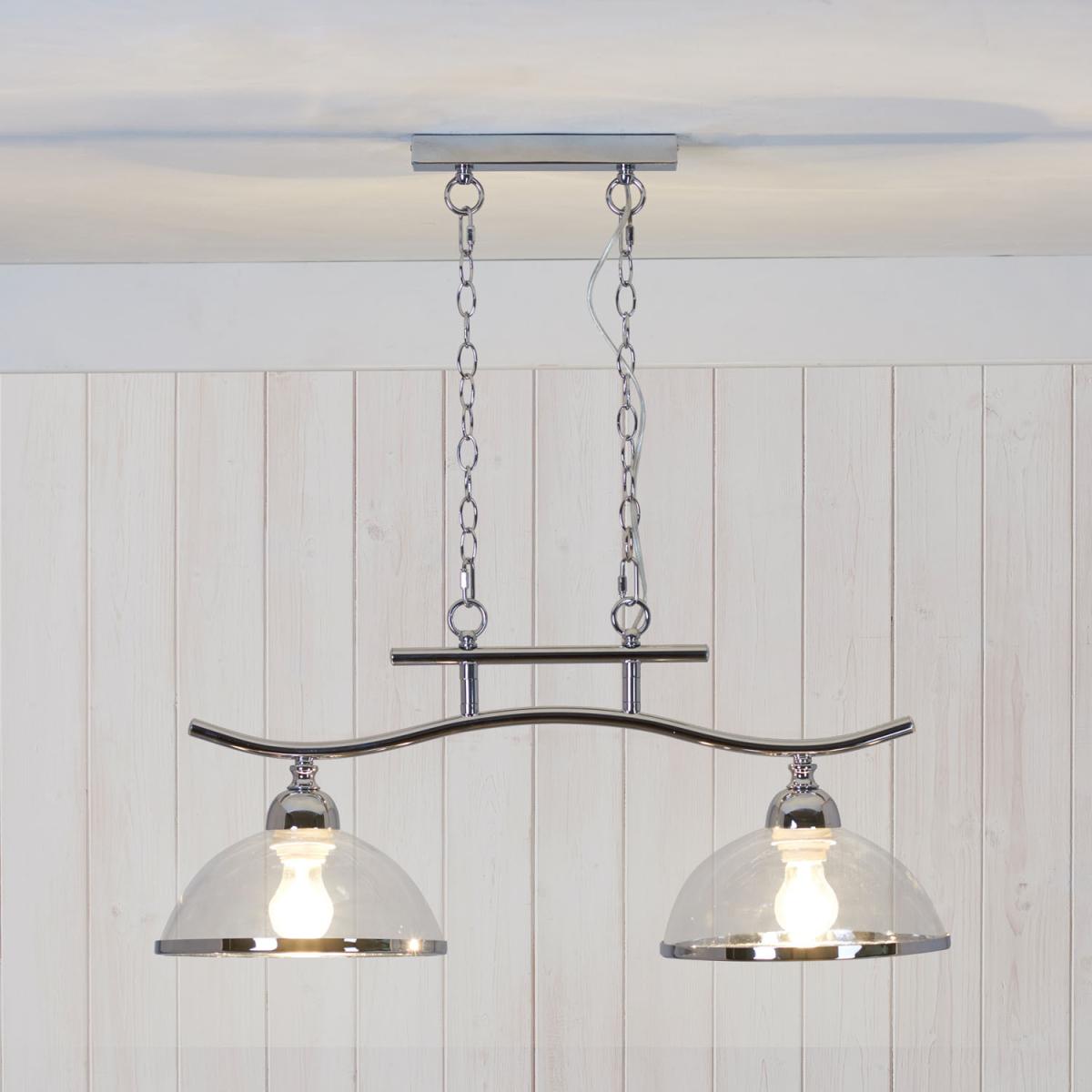 Cora 2 Lighting Ceiling Fitting - Silver – image 5