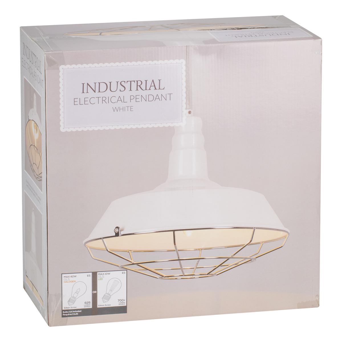 Industrial Pendant - White – image 4