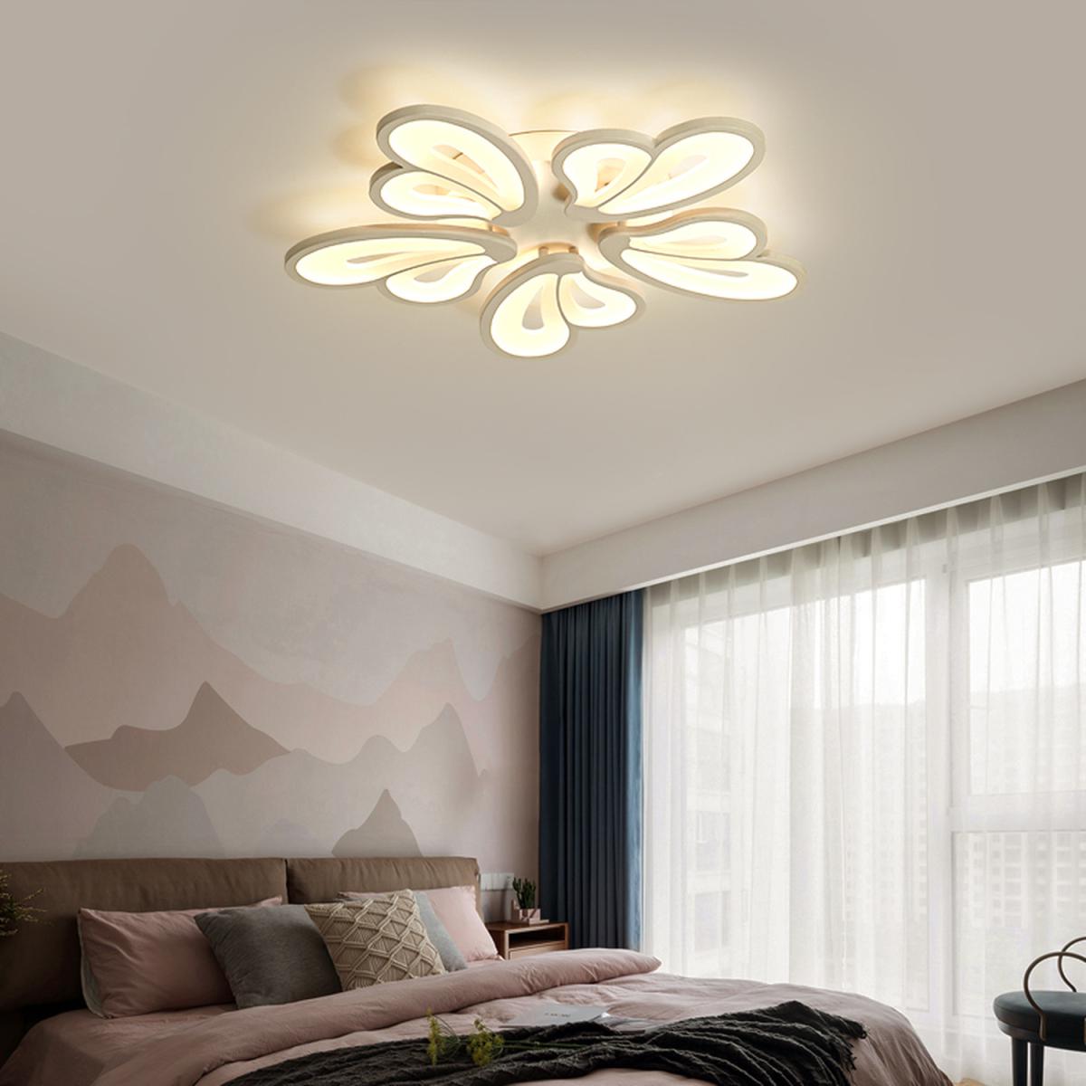 5 Lights Flower Shape LED Ceiling Light  - White  / Cool White – image 11