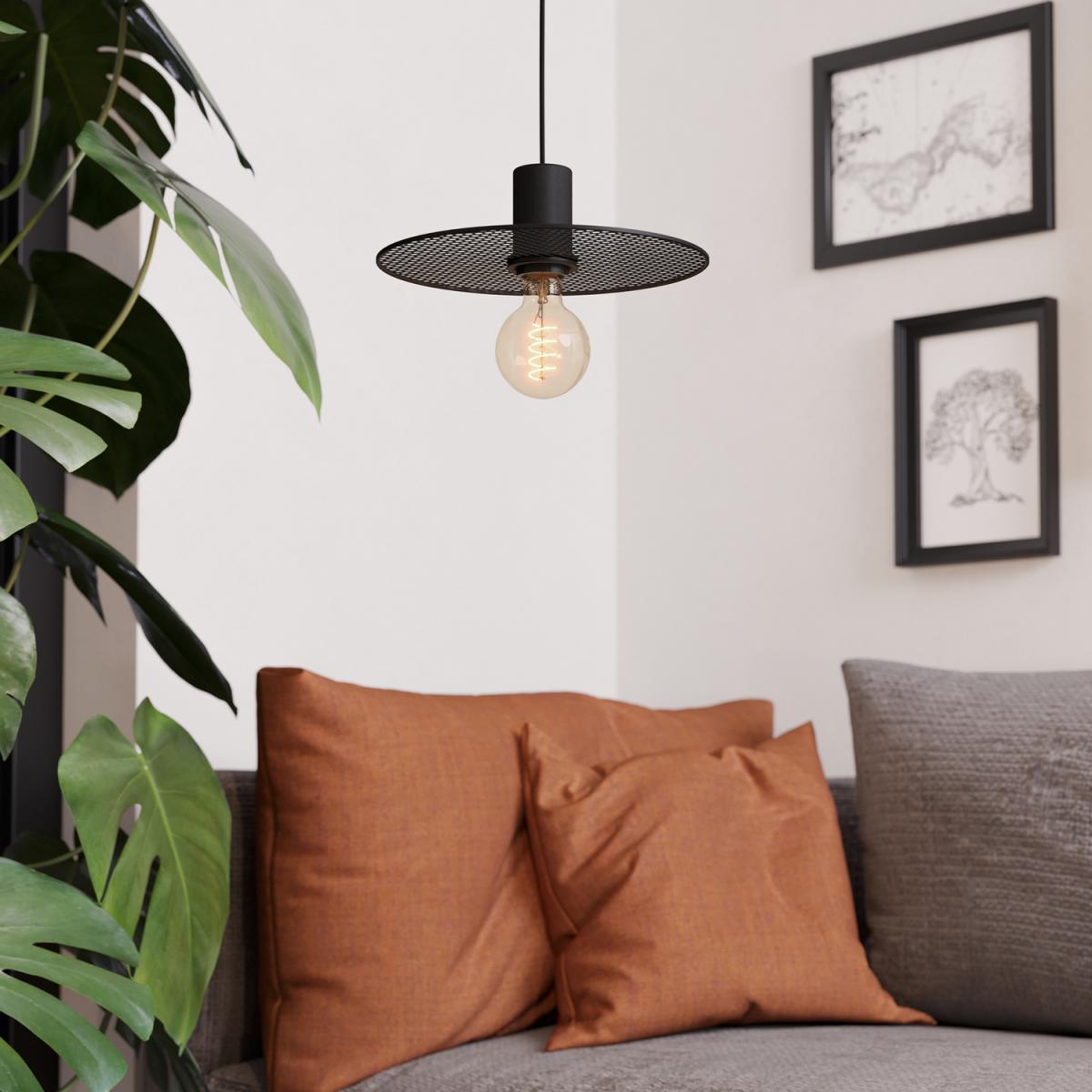 Eglo Ikeston Pendant Light - black