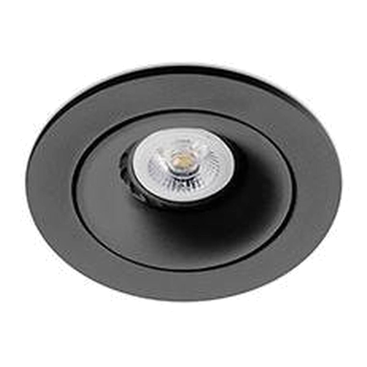 Arg Tiltable Recessed Downlight - Black / 11.4cm / 0.1kg