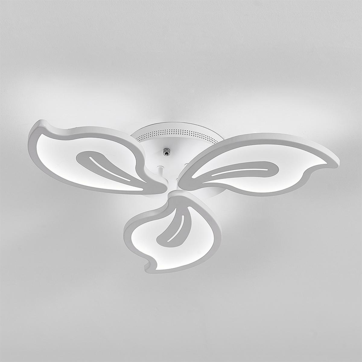 LED Semi Flush Ceiling Light - White / Dimmable – image 3