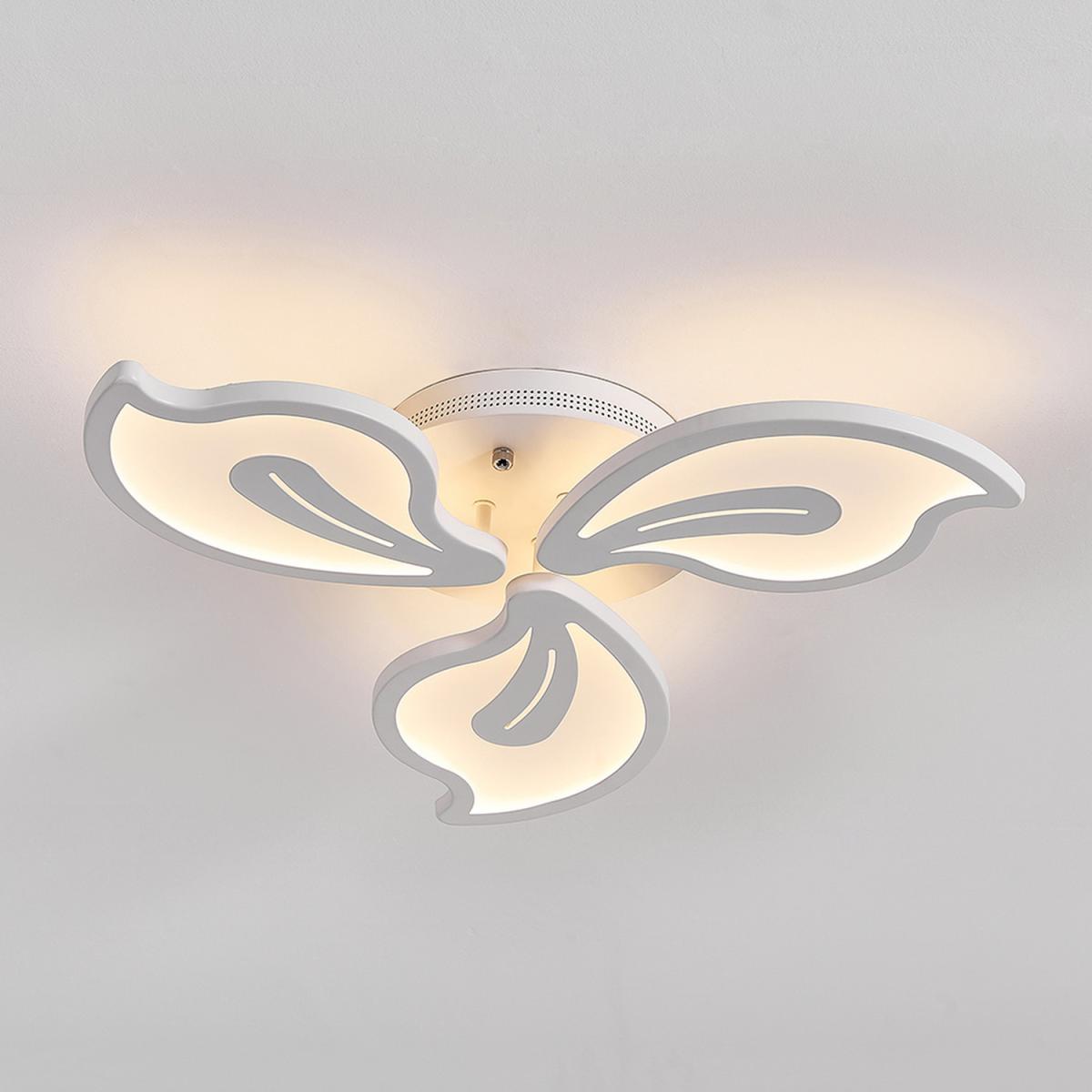 LED Semi Flush Ceiling Light - White / Dimmable – image 4