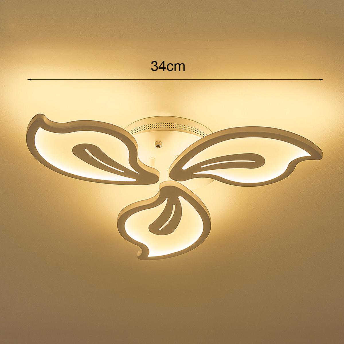 LED Semi Flush Ceiling Light - White / Dimmable – image 6
