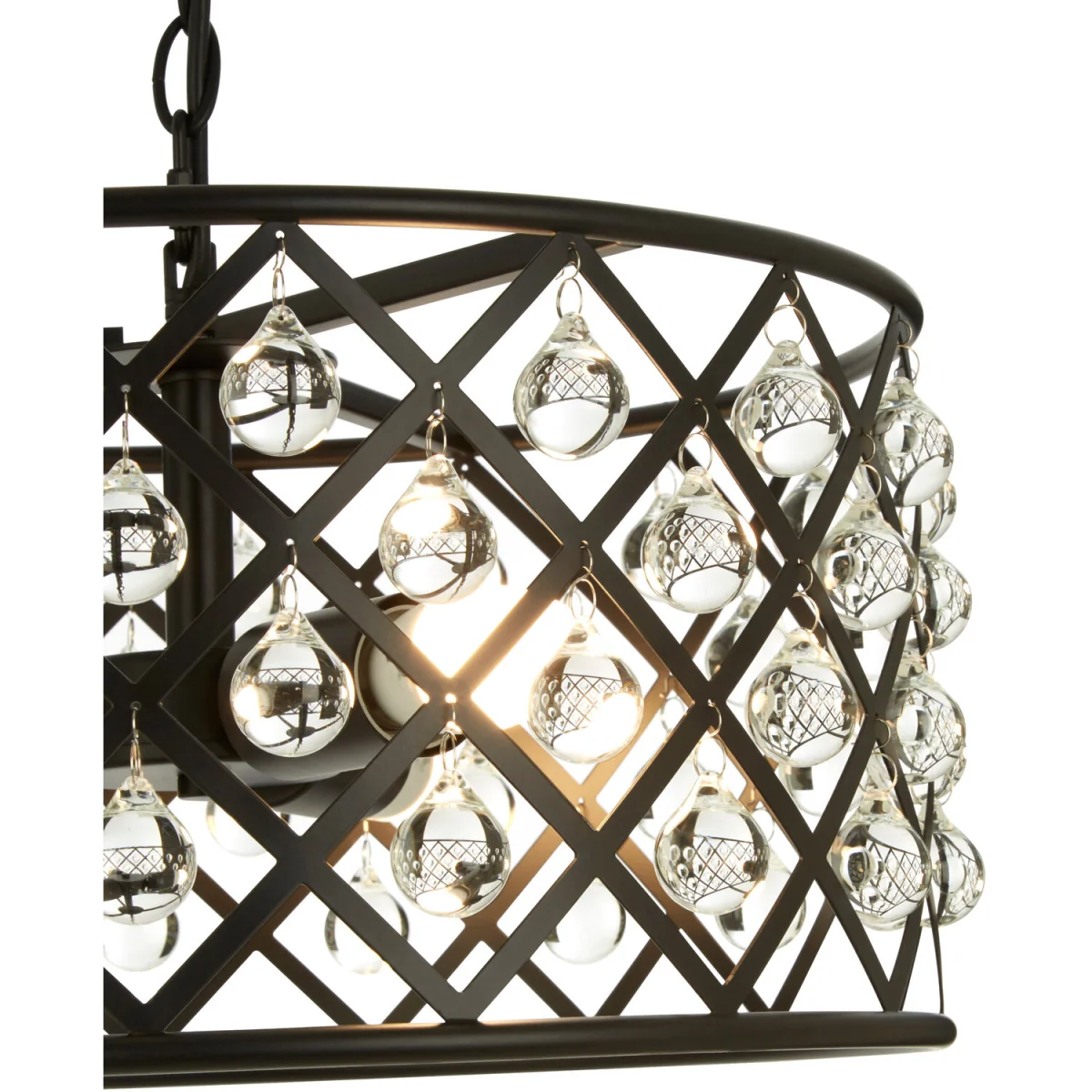Abira Criss-Cross Pendant Light - Black – image 2