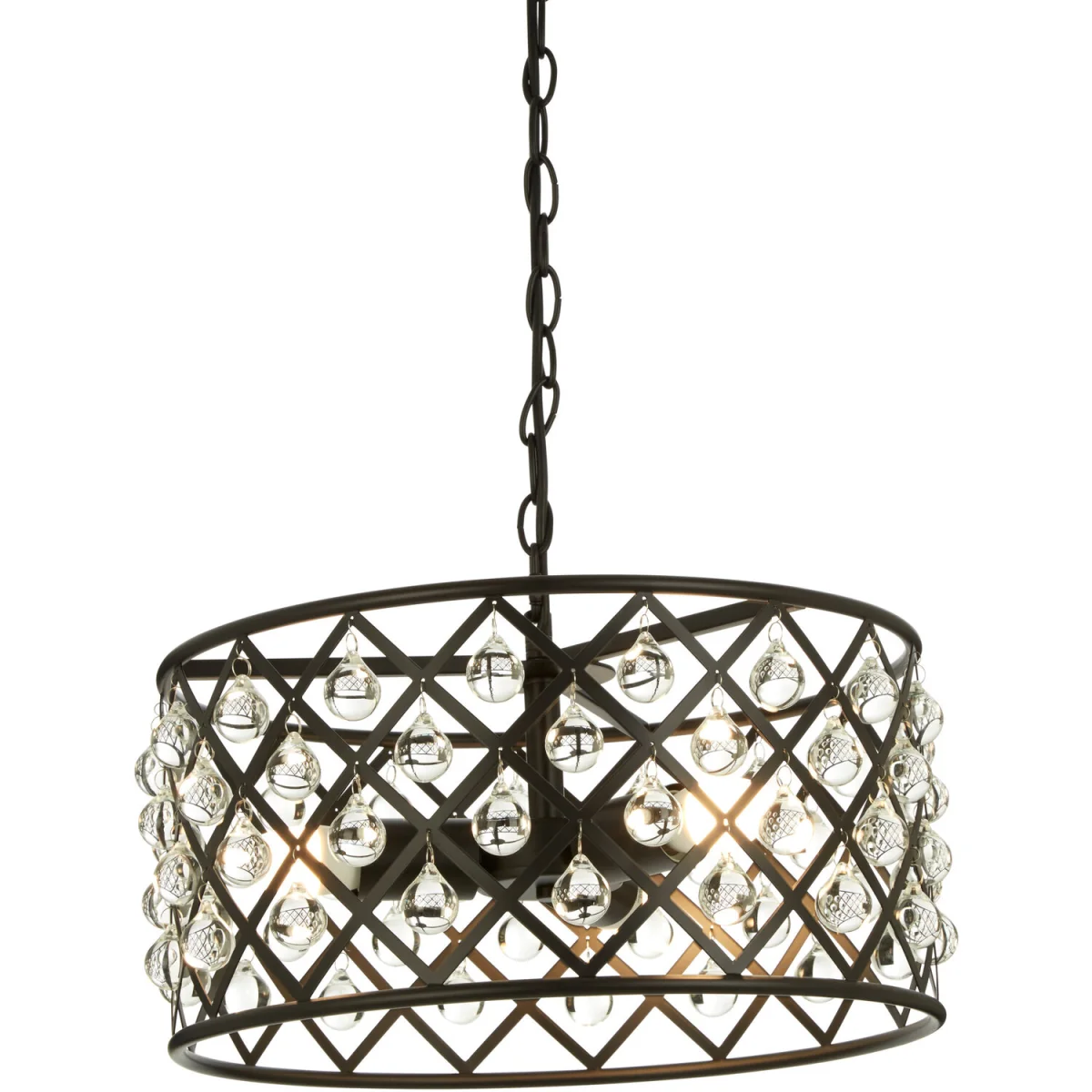 Abira Criss-Cross Pendant Light - Black – image 3