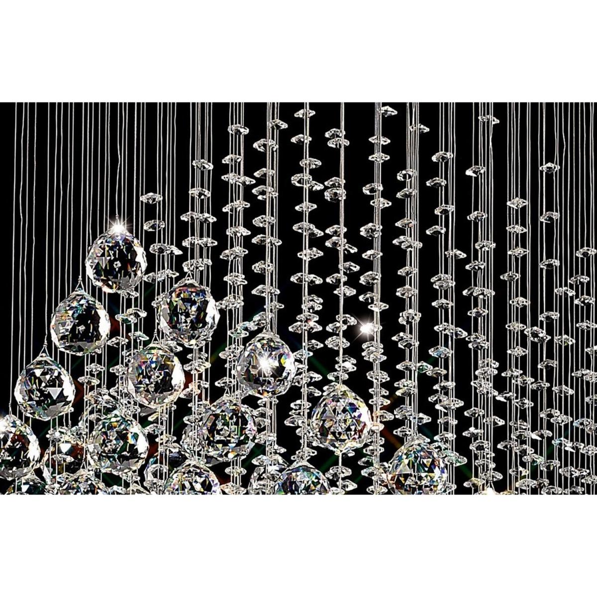 Colorado Ceiling Cluster Pendant Diamond 7 Light Polished Chrome, Crystal - Polished Chrome – image 5