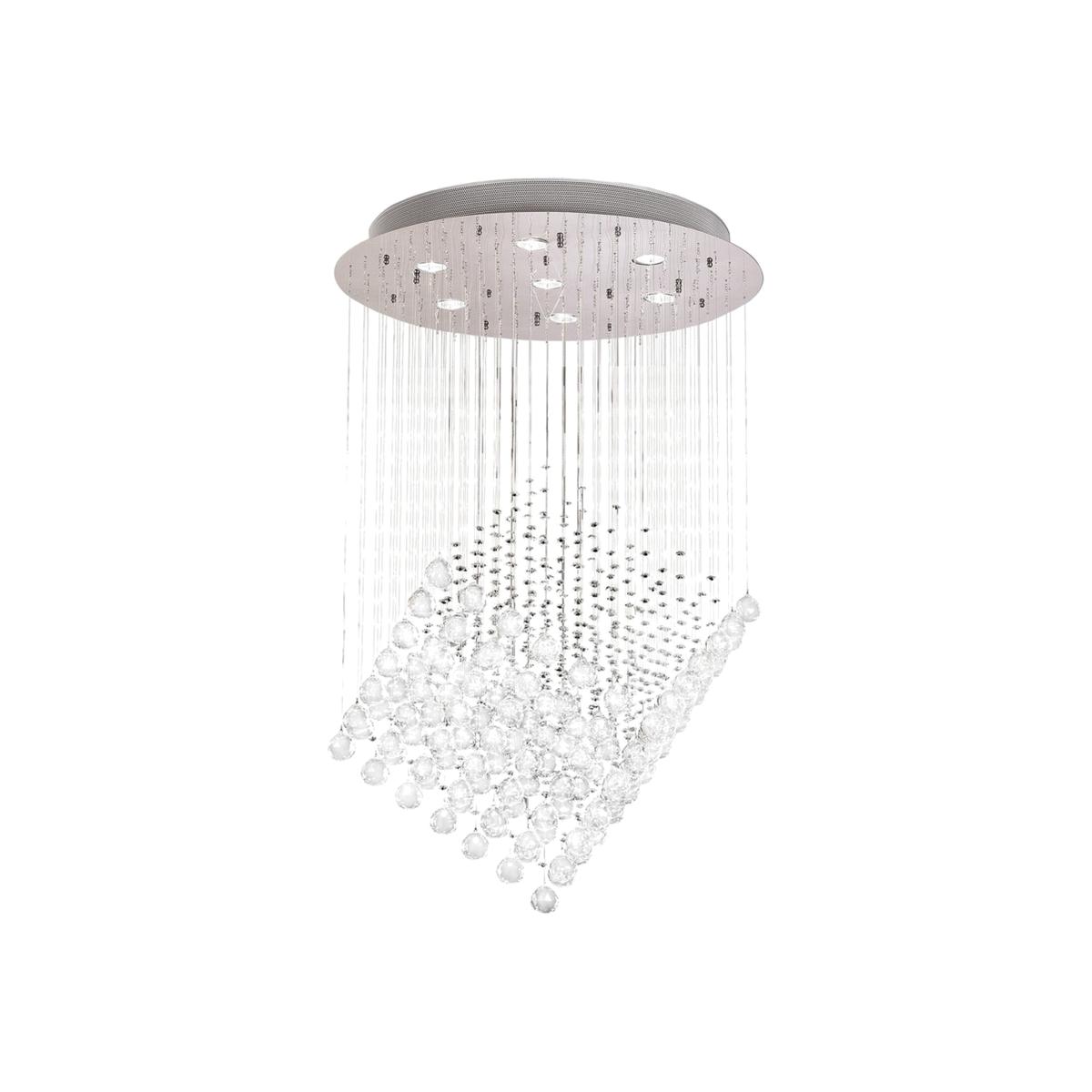 Colorado Ceiling Cluster Pendant Diamond 7 Light Polished Chrome, Crystal - Polished Chrome – image 1
