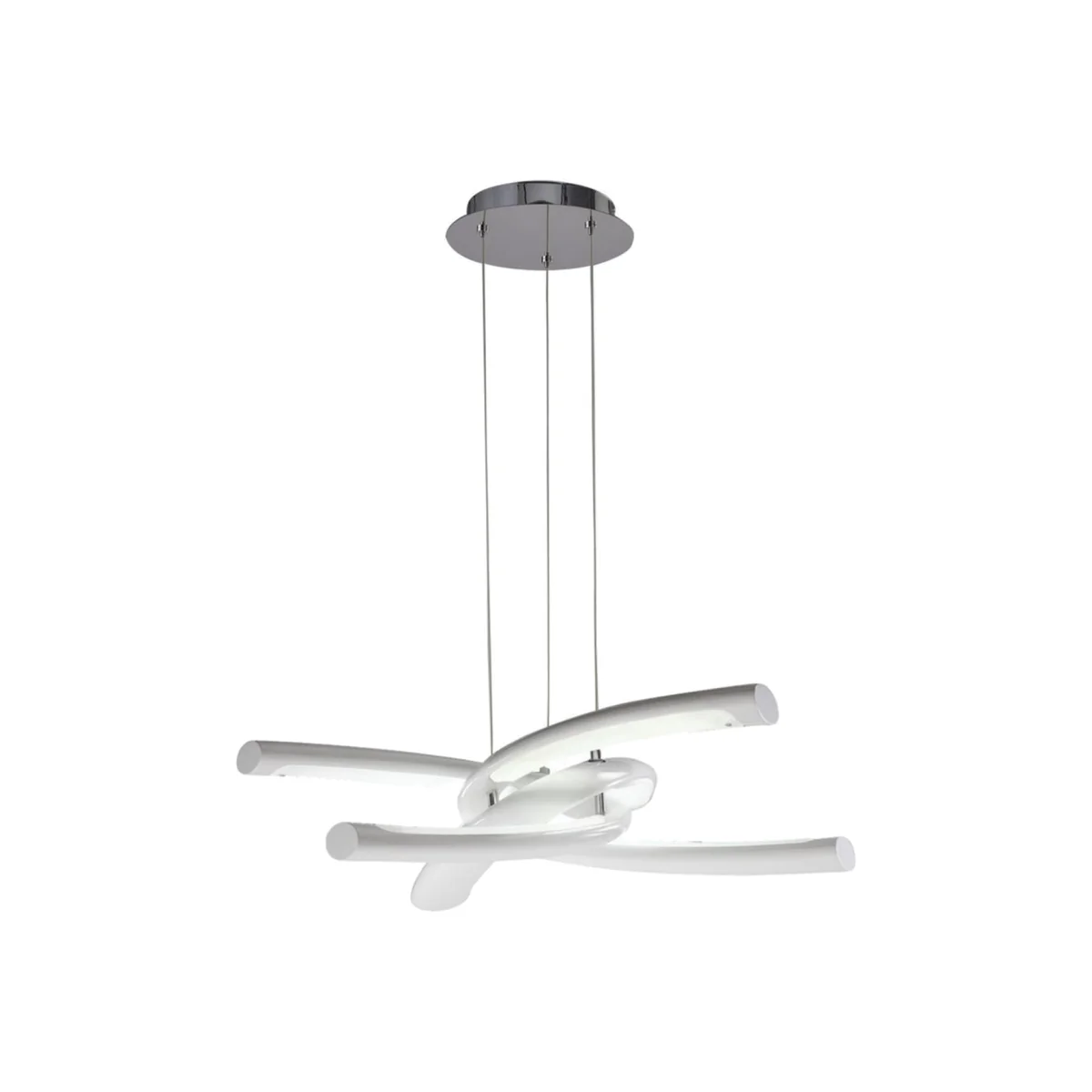 Knot Pendant Light White – image 1