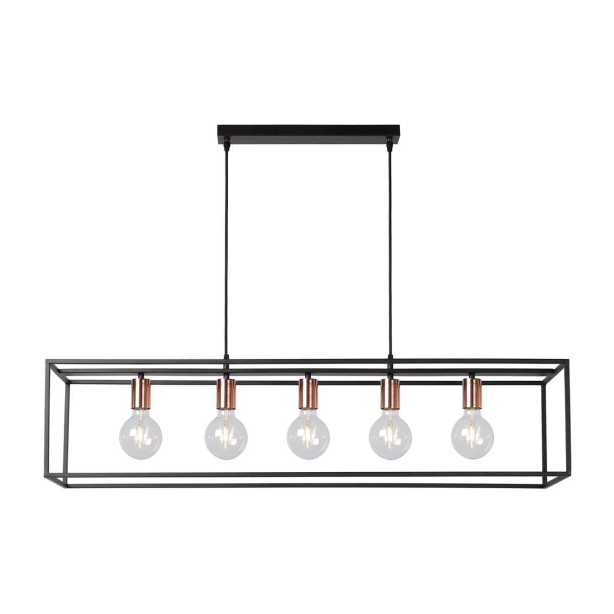 Arthur Modern Bar Pendant Light Black - Black