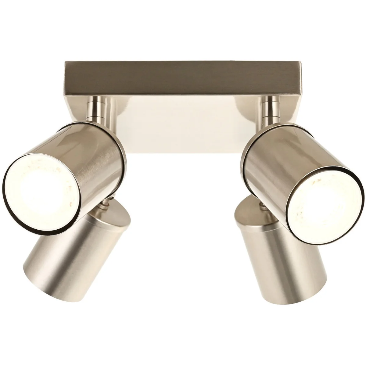 Larbert 4lt Ceiling Spotlight - Brushed Nickel Plate – image 2