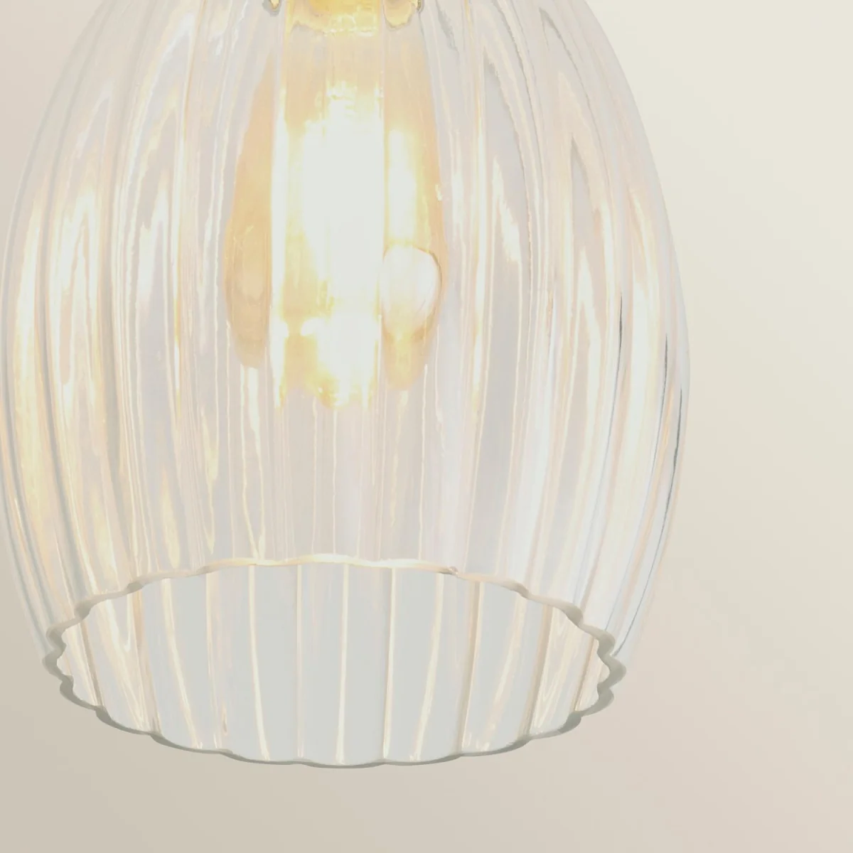 Helix Smoked Glass Integrated LED Ceiling Light - Smoked Glass – image 2