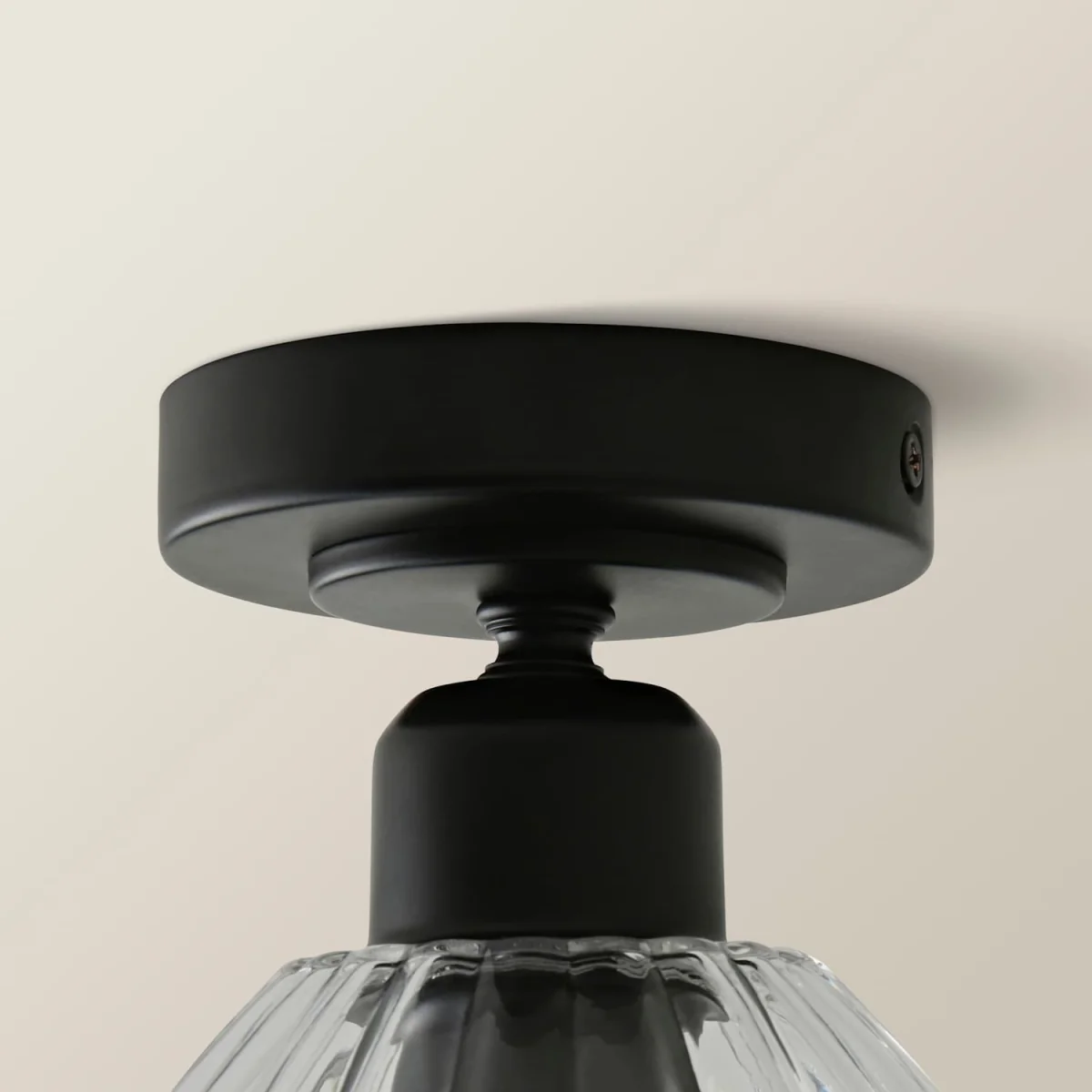 Helix Smoked Glass Integrated LED Ceiling Light - Smoked Glass – image 6