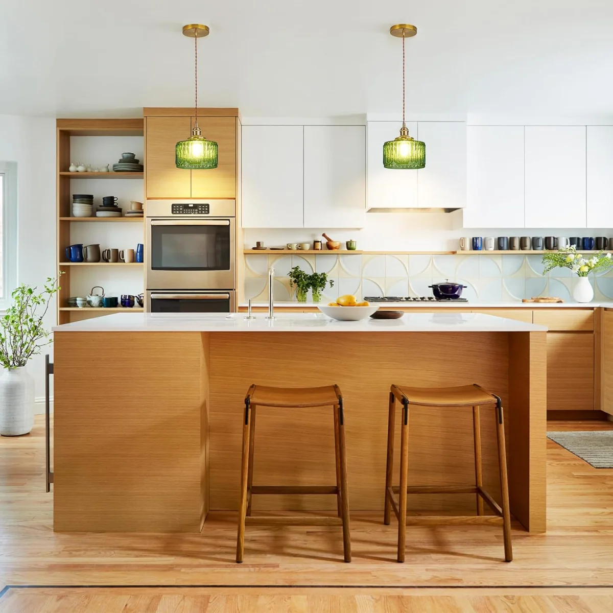 Retro Glass Pendant Light – image 2