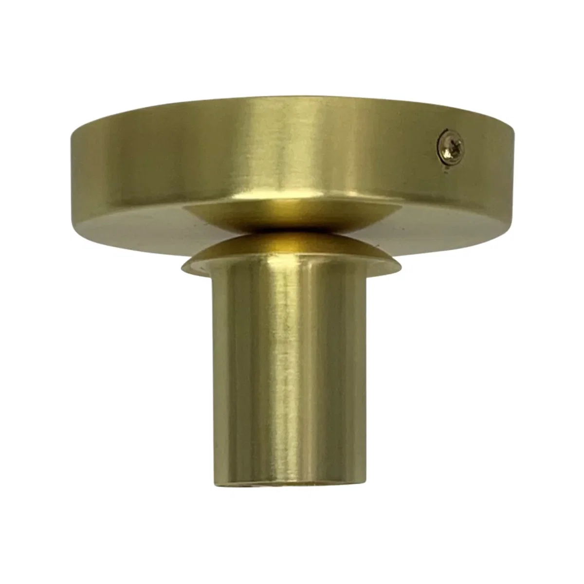 Cynthia Satin Brass Ceiling Flush Mount Ceiling Light For Shades - Satin Brass – image 1