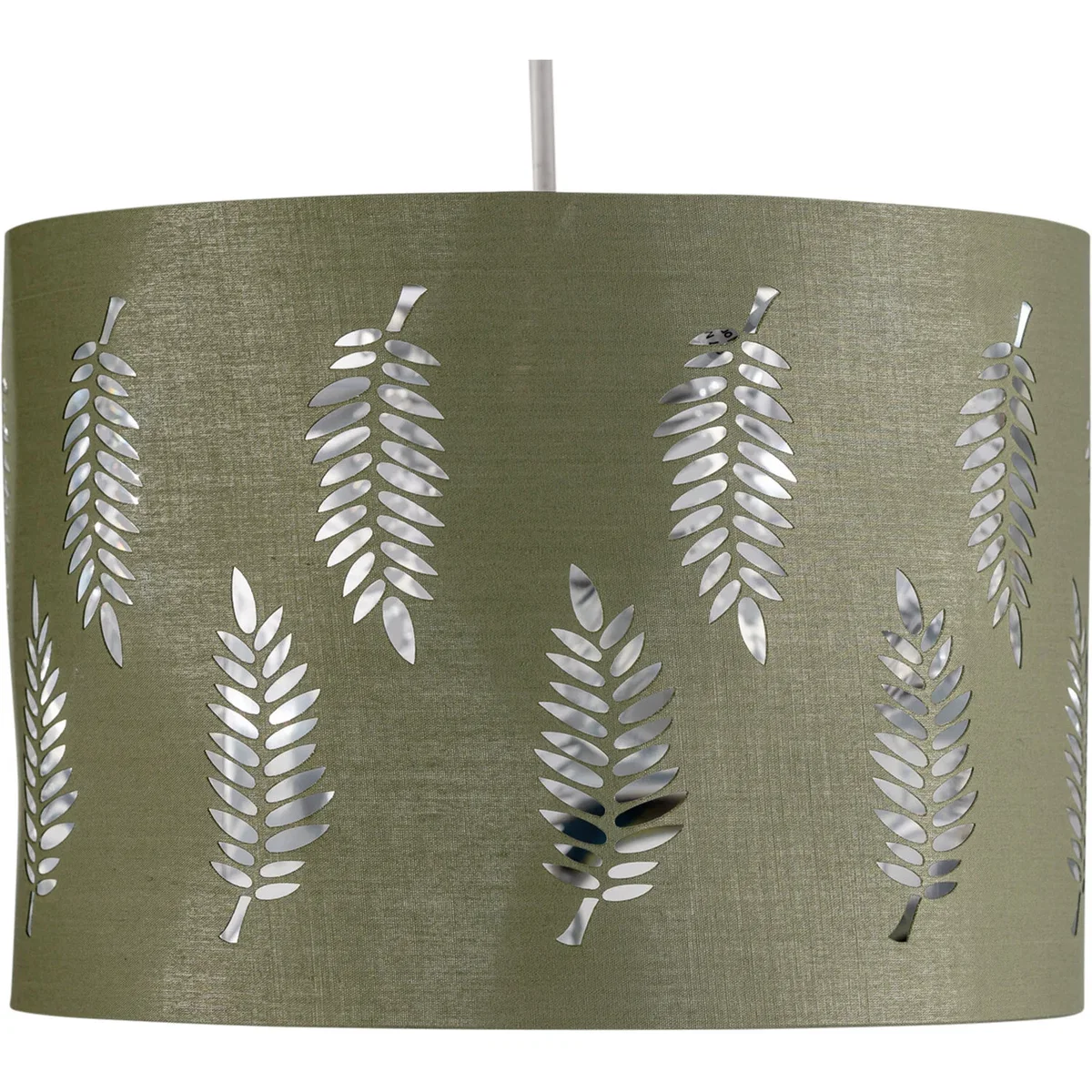 Fern Sage Green Cut Out 25cm Pendant Lightshade - Sage Green – image 3