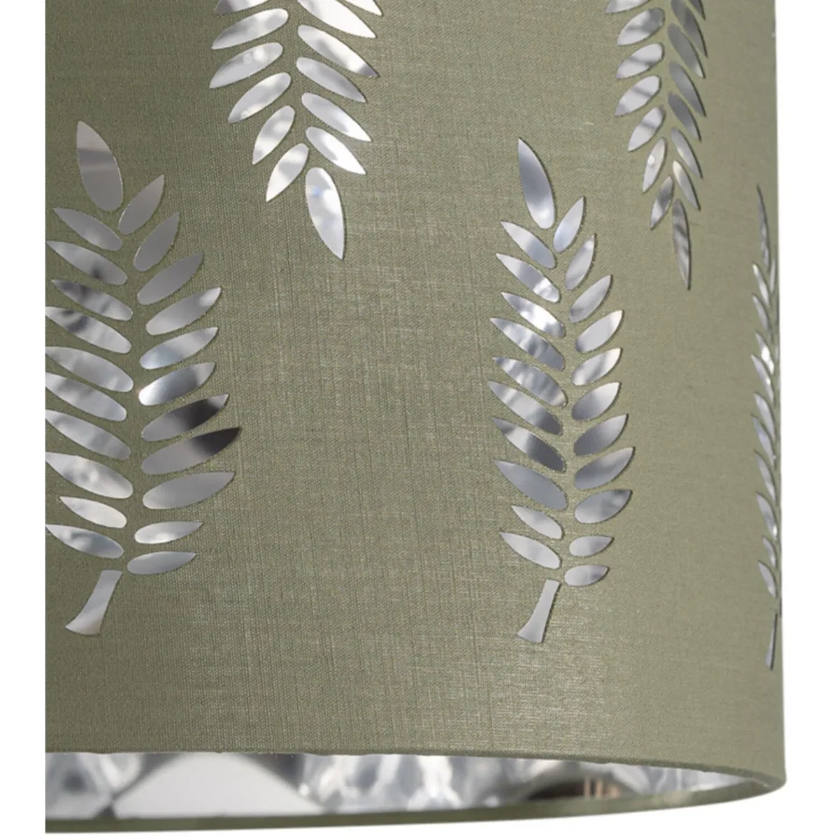 Fern Sage Green Cut Out 25cm Pendant Lightshade - Sage Green – image 5
