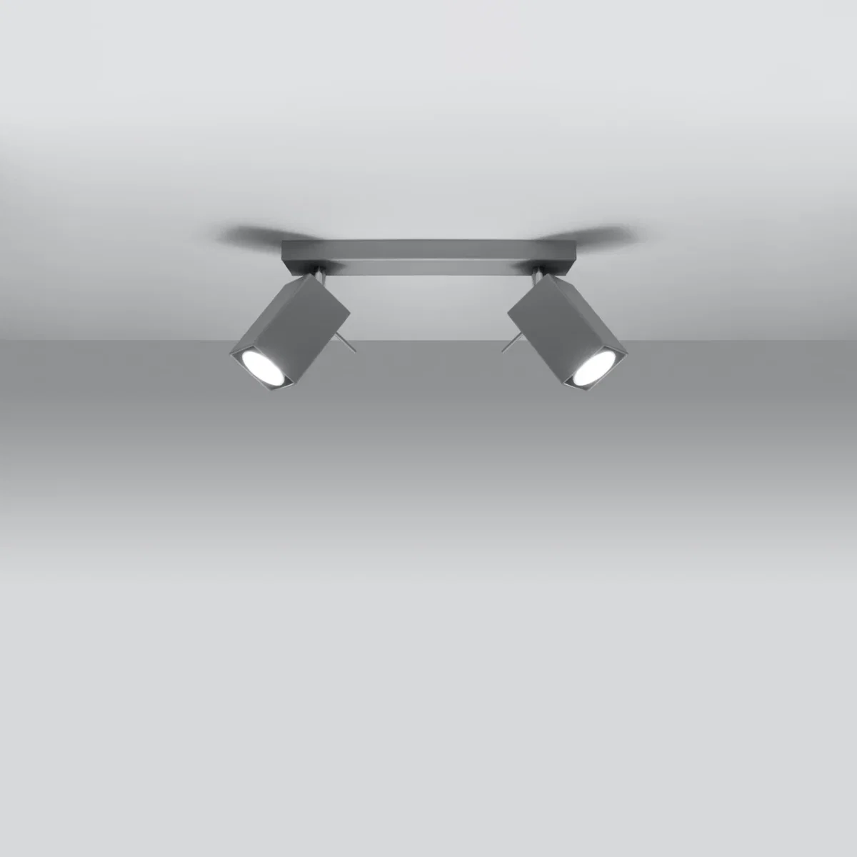 Ceiling lamp MERIDA 2 grey - white – image 4