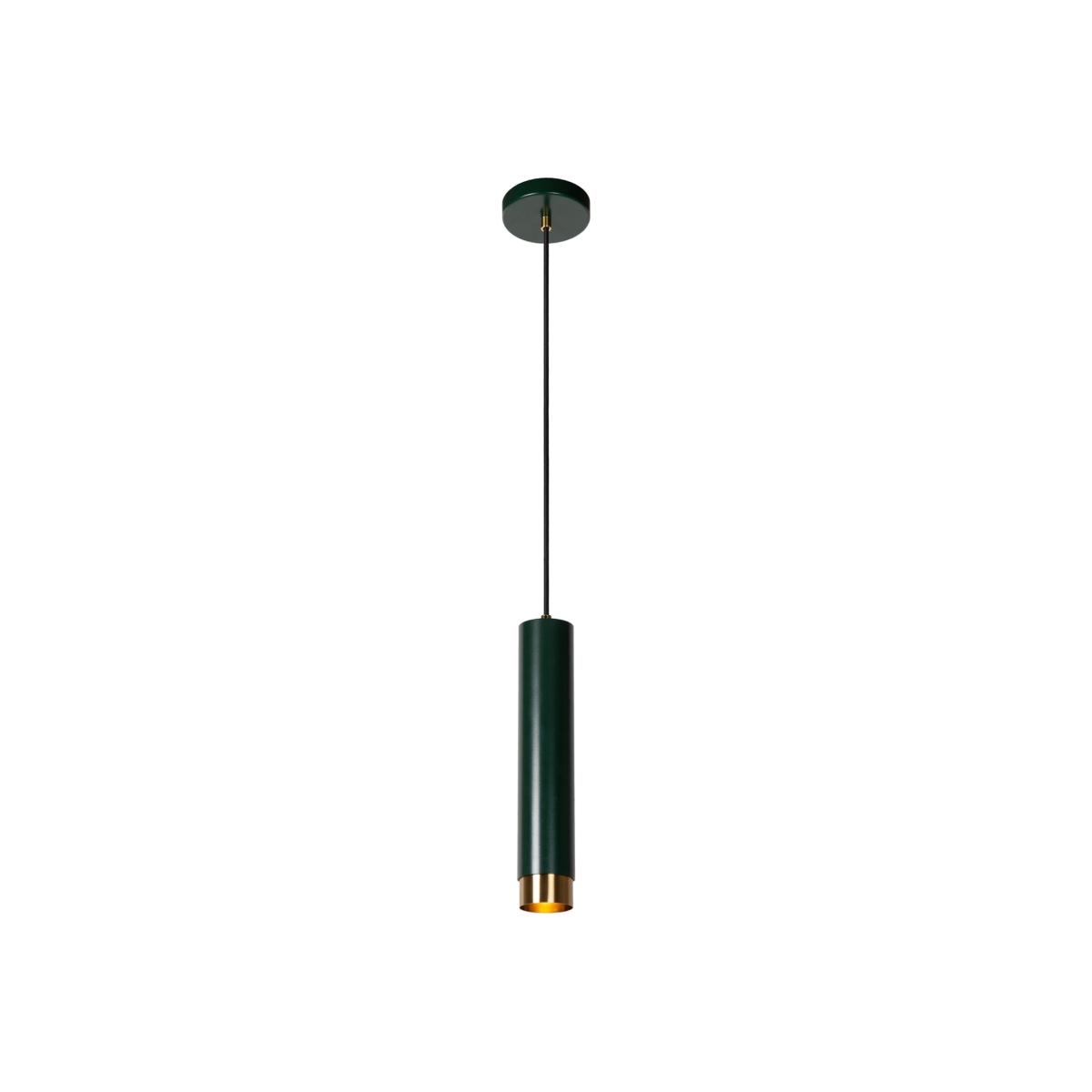 Floris Modern Pendant Light Green - Brass