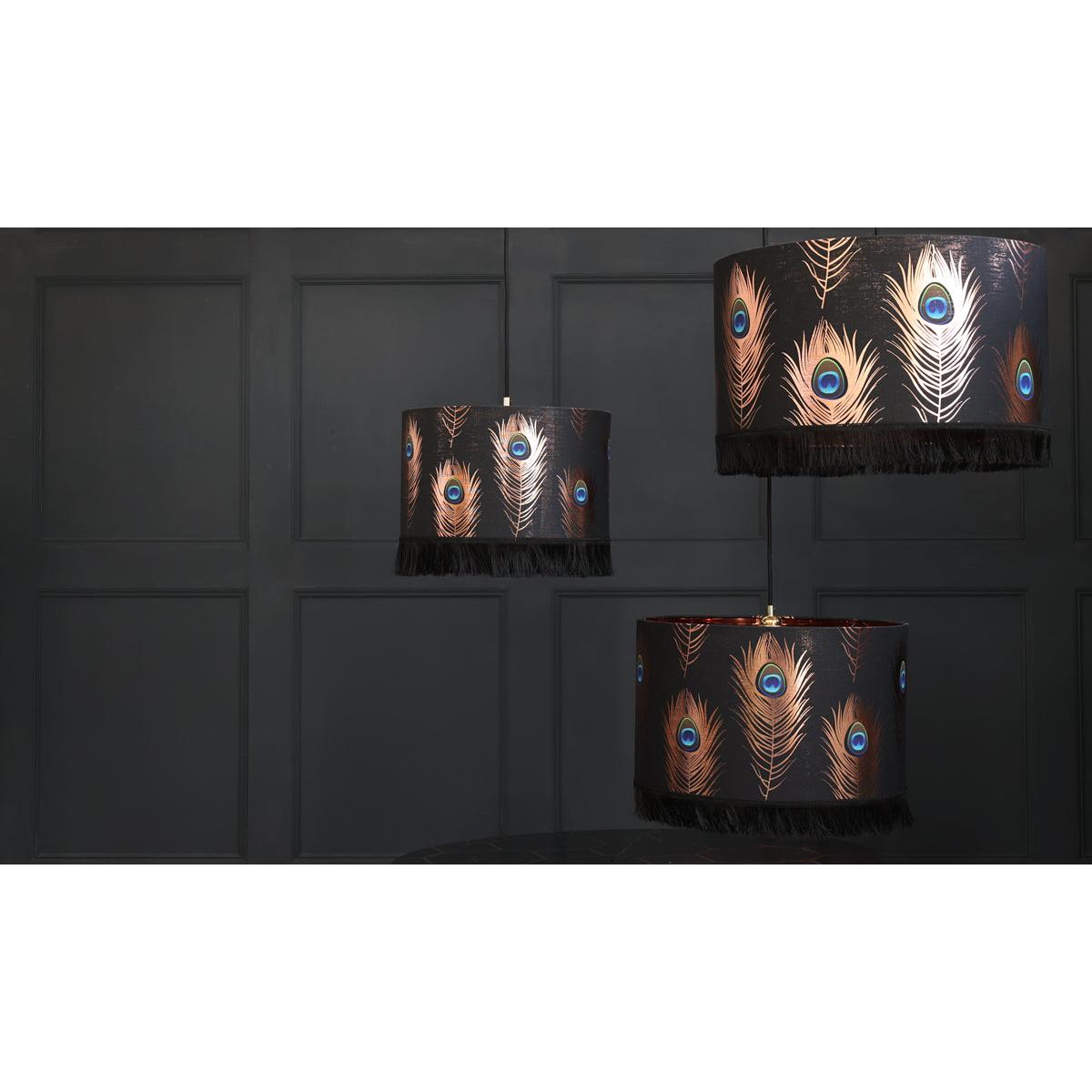 Mind The Gap Peacock Feather Pendant Ceiling Light - Large – image 9