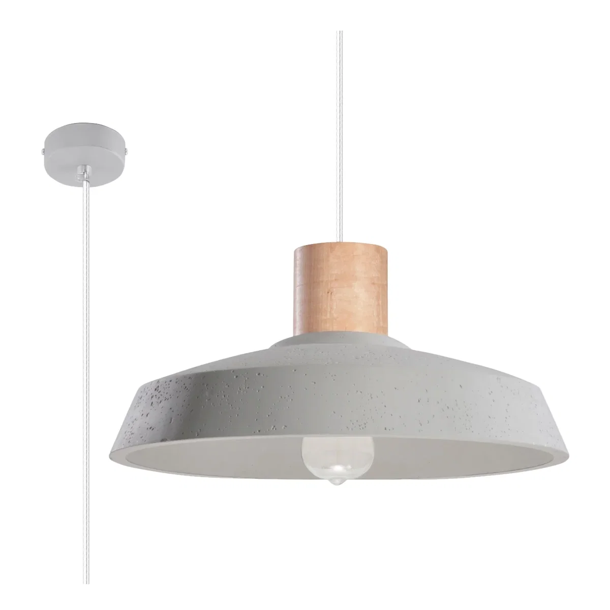 Pendant lamp AFRA - gray – image 1