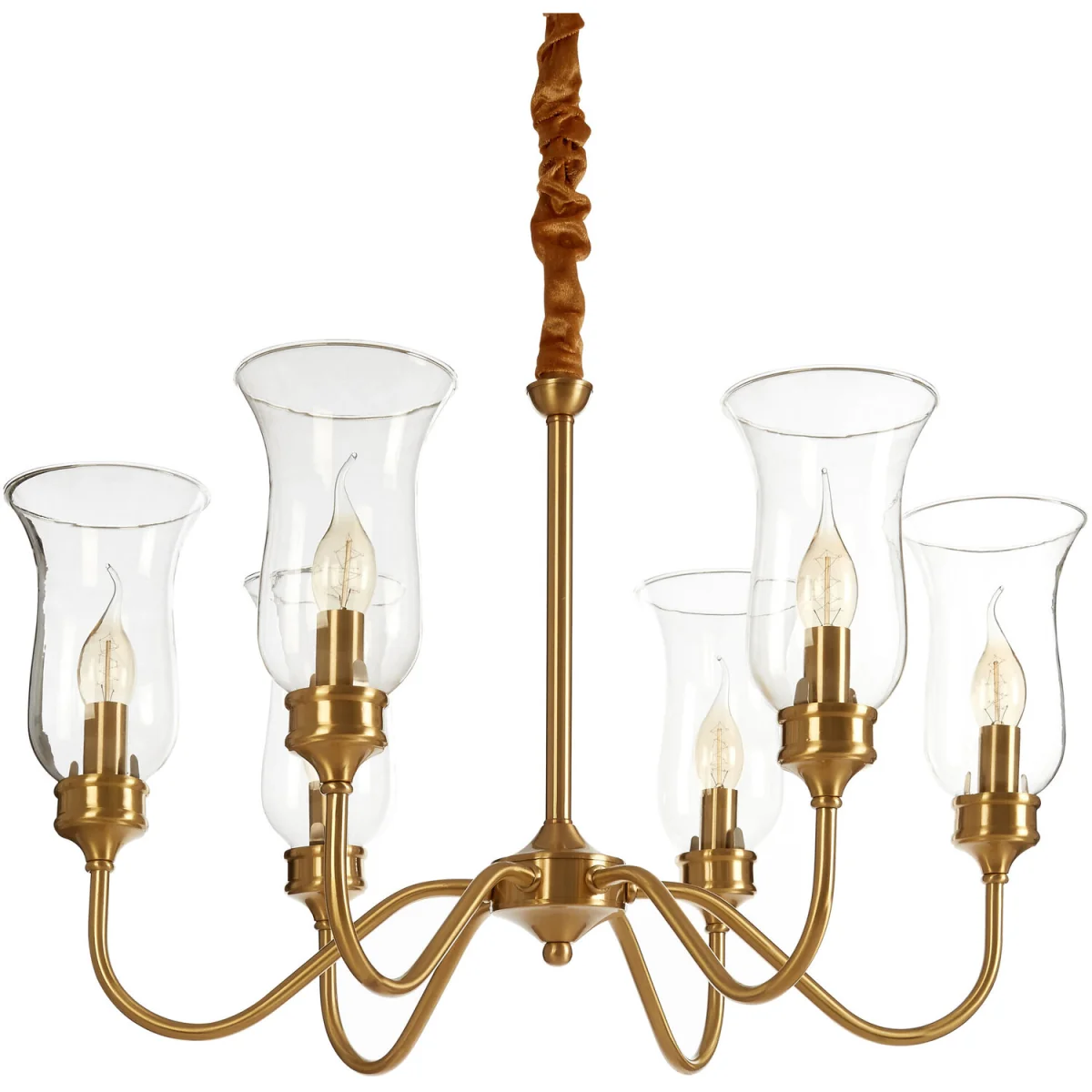 Zissi 6 Arm Gold Ceiling Light - Gold – image 6